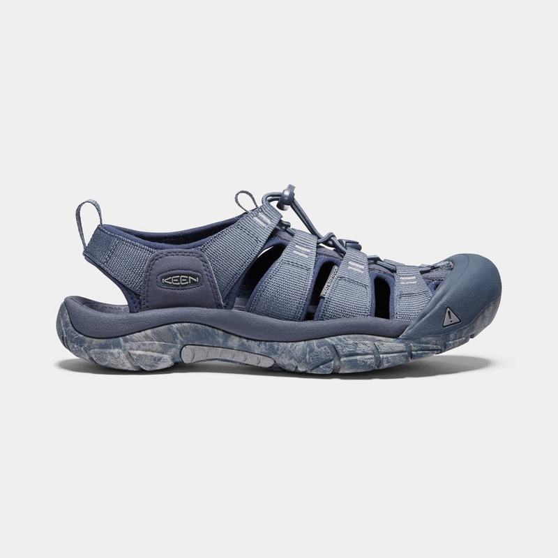 Keen Newport H2 Mens Hiking Sandals Blue Stockists NZ (3758-MZBFX)